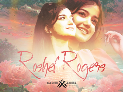 Cover Design for Model Roshell Rogers. branding design fashion design graphic design illustration photo editing vector