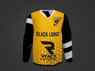 Jersey Design for RYACY GLOBAL SOLUTIONS branding graphic design illustration typography vector