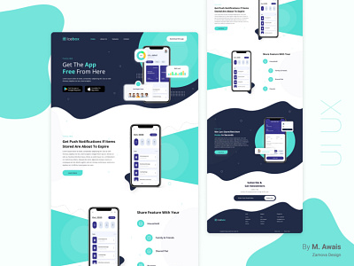 Mobile App Website Design