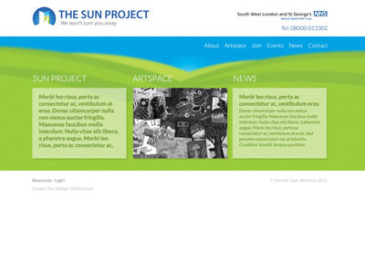 Sun Project design web website