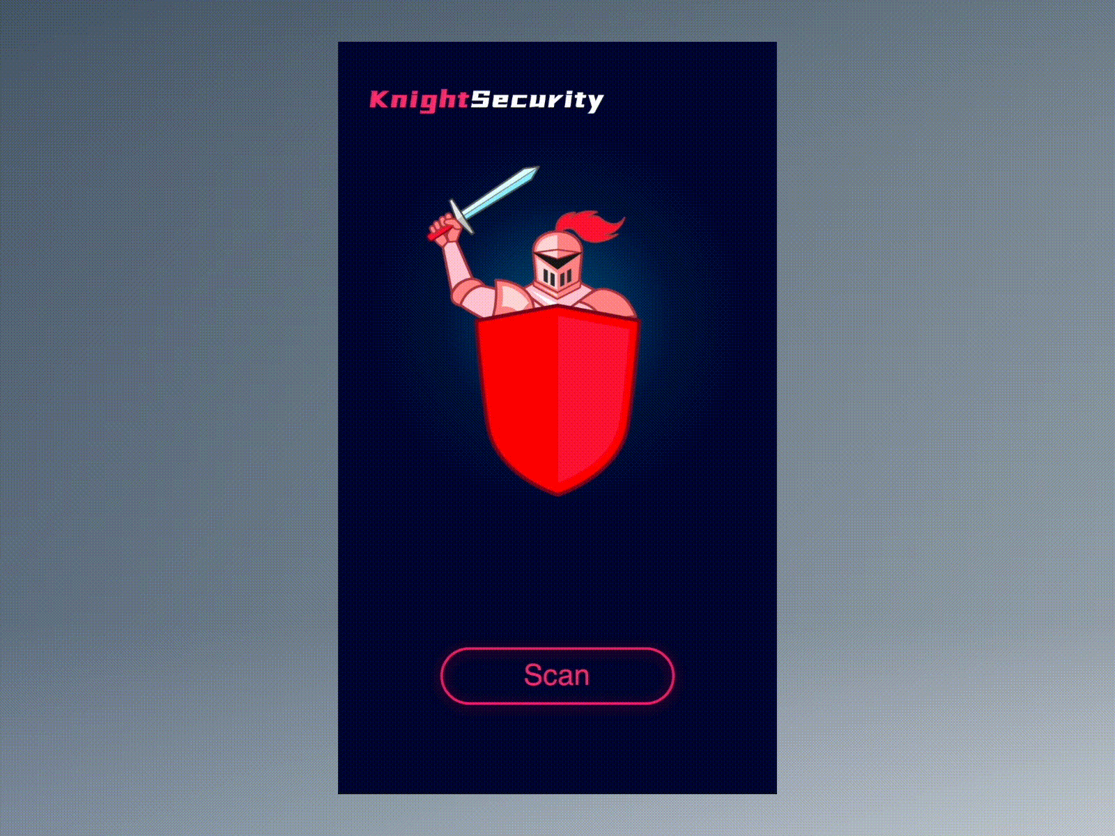 Knight Security App UI app design illustration knight security ui uiux