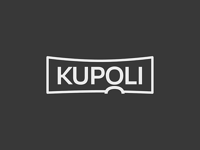 Kupoli branding dome icon logo minimalist logo minimalistic screen