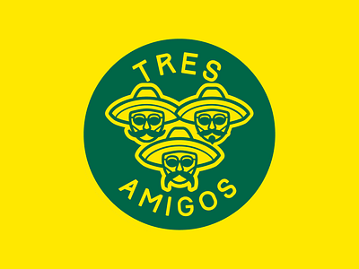 Tres Amigos badge logo