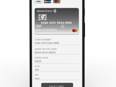 card checkout ui