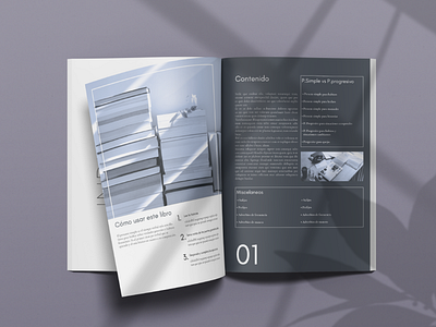 Educational book layout design