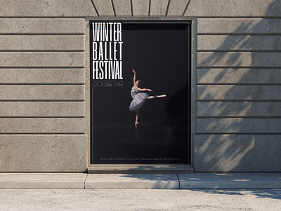 Ballet festival poster brand design branding design graphic design poster poster design