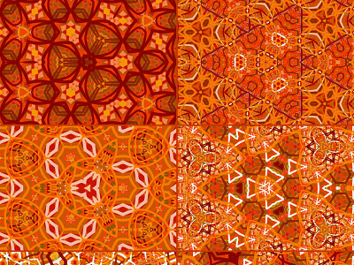 Orange microscopic geometry background branding colorful designs design geometric graphic design illustration kaleidoscope logo ui
