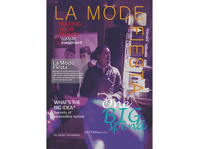 magazine cover page sample