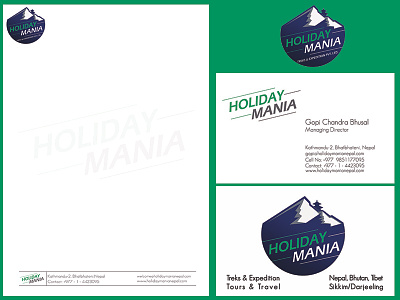 Brand design card done final happy holiday letterhead logo mania me photoshop visiting work