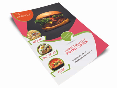The Lunch Club ^-^ brochure brochuredesign design flyer flyerdesign food poster posterdesign template
