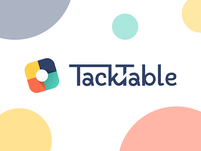 TackTable – logotype colored identity logo logotype project startup tacktable