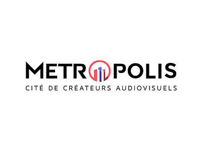 Metropolis - logotype and identity association city geometric identity logo logotype metropolis movie serie video