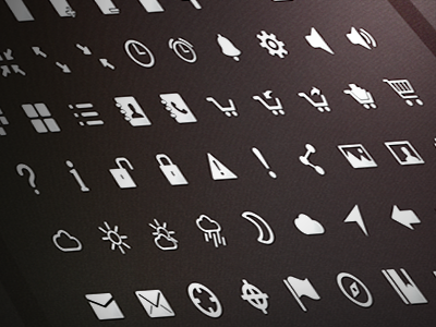 Free Set - 2^8 Icons 256 applications black free icons set software web white