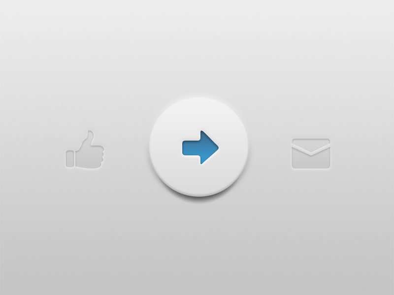 Push Butt- On button grey icons light push user interface white