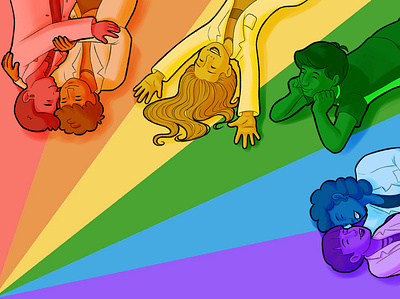 LGBT Illustration children book illustration childrens illustration cute digital art illustration lgbt social media