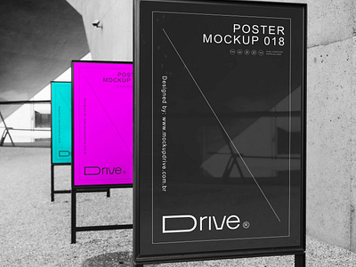 Mockup Poster Triple 018