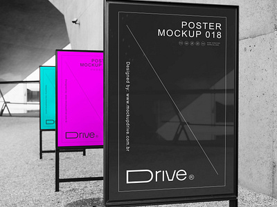 Mockup Poster Triple 018