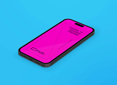 Mockup Iphone 14 Pro Screen branding design freebie graphic design illustration iphone 14 logo mockup pro psd screen template ui