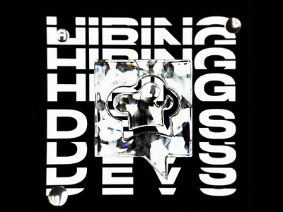 hiring devs_ad 3d ad after effects animation c4d glass hiring motion octane socialbakers