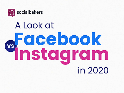 Facebook Vs Instagram In 2020_study teaser after effects facebook illustration instagram logo motion socialbakers study teaser
