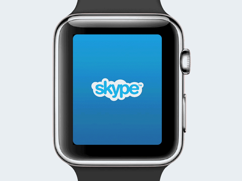 Skype app for Apple Watch apple motion skype watch