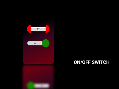 Daily UI Challenge - On/Off Switch dailyuichallenge design ui ux
