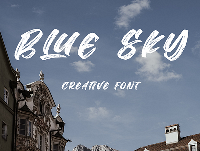 Blue Sky - Serif font app branding design font font design font quote graphic design illustration logo quote font quotes serif font ui