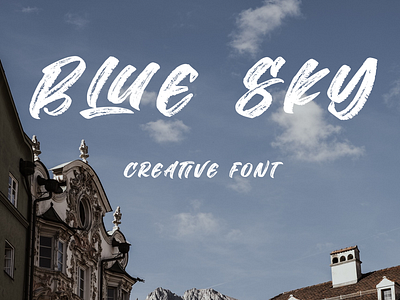 Blue Sky - Serif font