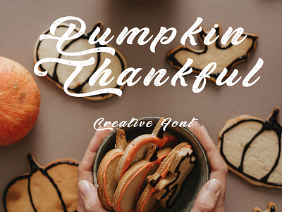 Pumpkin Thankful - Serif Font app branding design font font design font quote graphic design illustration logo ui