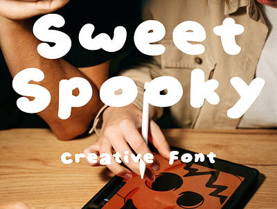 Sweet Spooky - Serif Font app branding design font font design font quote graphic design illustration logo serif font ui