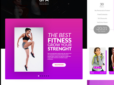 fitness awesome best design 2020 best ui best ui design best ux creative illustration design 2019 fitness fitness app home page design spa typography ux ui