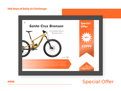 100 Days of UI - Day #036 (Special Offer)