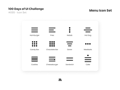 100 Days of UI - Day #055 (Icon Set)