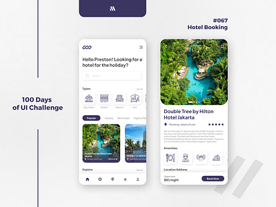 100 Days of UI - Day #067 (Hotel Booking)