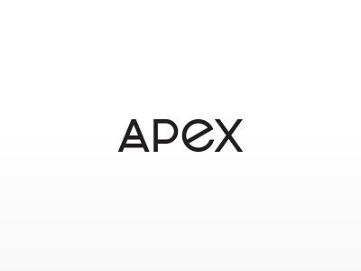 APEX logo branding design logo vector