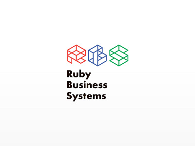 Ruby Business Systems branding design logo vector