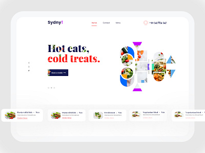 Restaurant Landing Page cafe design flat landing page minimal restaurant restaurant app restaurant branding restaurant design restaurant landing page restaurant menu restaurant website typography ui ux uidesign user experience ux ui uxdesign web website