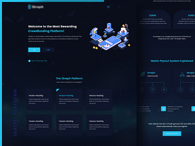 Crowdfunding landing page