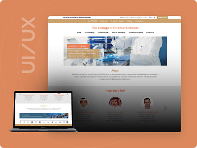 NAUSS SharePoint Portal design graphic design typography ui ux ux designer website