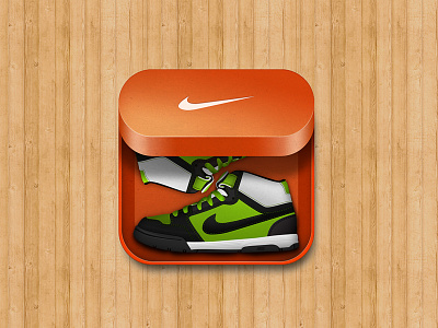 Nike shoes box  icon