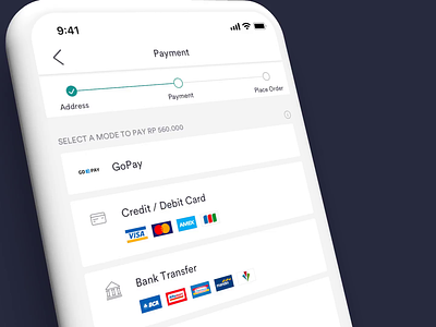 Payment Screen animation app design appdesign checkout flow checkout process design ecommerce app fashion app ios payment method payment screen shopping app ui ux