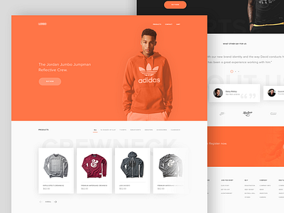 Ecommerce clean design ecommerce experience fashion interface minimal ui user ux web website