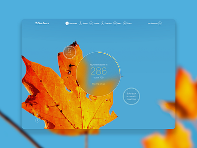 Clearscore Dashboard Autumn Backgrounds