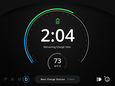 Car Dashboard - Instrument Panel