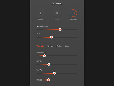 Daily UI 007: Settings beats dailyui settings