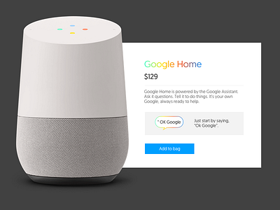 Daily UI 012: ecommerce dailyui ecommerce google home