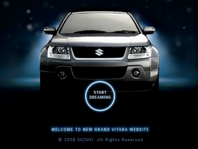 Suzuki New Grand vitara 360 black car cgi design dreaming flash fullscreen george lyras grandvitara microsite photography site stars start suzuki visuals vitara web
