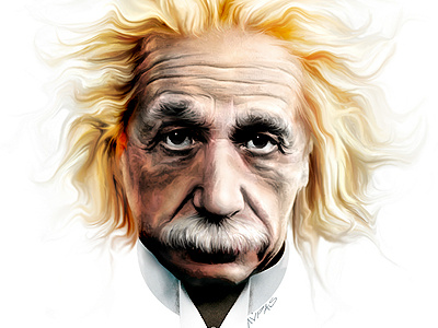 Einstein einstein george lyras illustration photoshop visual