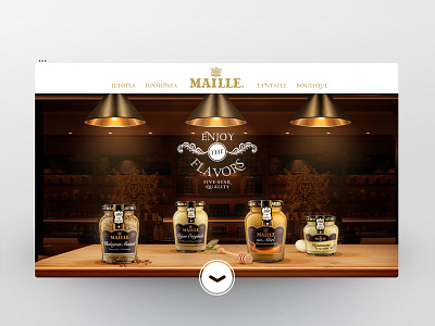 MAILLE web site art direction branding cgi design george lyras icon lyras maille microsite mobile ogilvy ogilvyone photoshop typography ui ux vector visual web website