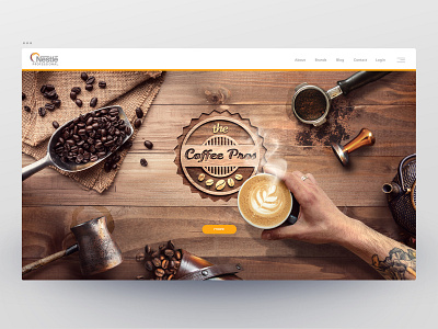 Nestle "The Coffee Pros" web site & visuals design